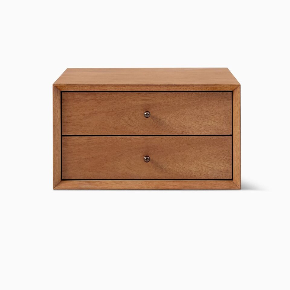 MidCentury WallMounted Bedside Table (46 cm) Acorn West Elm UK